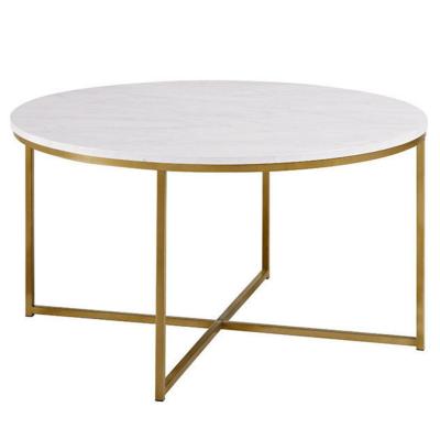 China Gold Marble Modern Metal Sets Smart Luxury Modern Glass Coffee Tables for sale