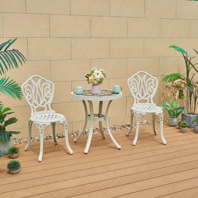 China Quality Assurance EUROPEAN Outdoor Furniture Die Cast Aluminum Chairs Garden Furniture for sale