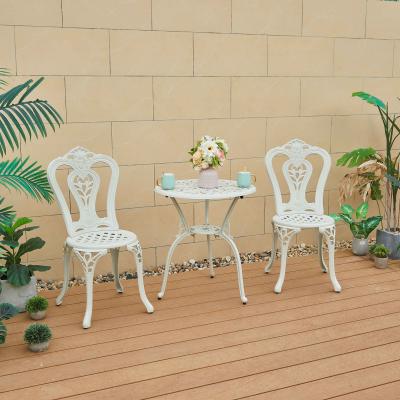 China modern chinese supplier cast aluminum european chair for outdoor for sale