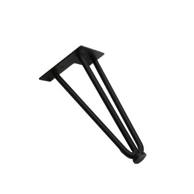 China Supplier Black Iron DIY Metal Modern Table Legs Modern Furniture Leg Manufacturer Furniture Leg for sale