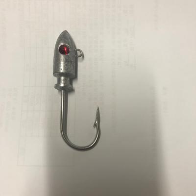 China Lead+stainless Iron Lead Head Jig Barbeslow Jiggingd Hook for sale