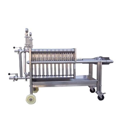 China Factory High Efficiency Heavy Mechanical Filter Press Equipment For Food Beverage Oil Milk Industry for sale