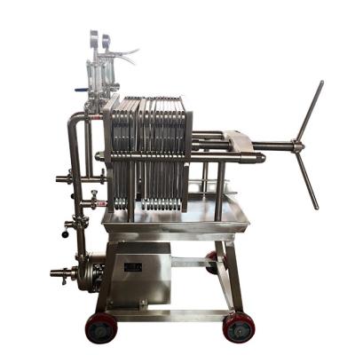 China Large industrial and small hotels wine filter press machine filtration equipment for sale