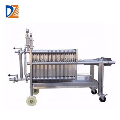 China Food Grade Stainless Steel Fruit Juice Filter Machine Filter Presser Chemical Vegetable Equipment for sale