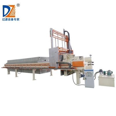 China Factory Shanghai Dazhang Cloth Washing Device Automatic Filter Press Equipment For Pharmacy Chemical Mining Industry for sale