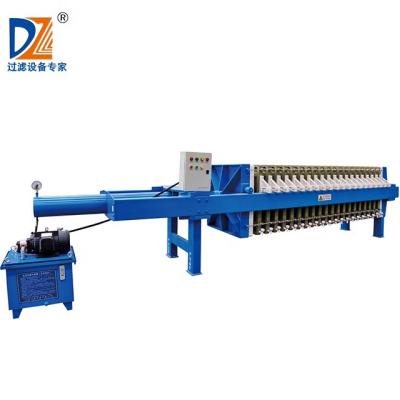 China Factory Shanghai Dazhang Automatic Filter Press High Efficiency Once Opened For Liquid - Solid Separation for sale