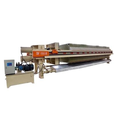 China Professional Waste Treatment Sludge Dewatering Machine Plate Frame Filter Press With Automatic Belt Conveyor Plant for sale