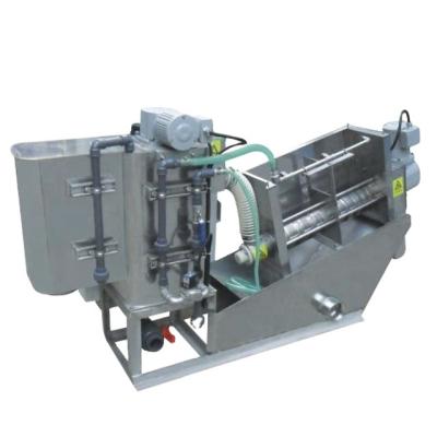 China Oil Industry Shanghai Dazhang Bend Screw Filter Press And Sludge Dehydrator Sludge Dewatering for sale