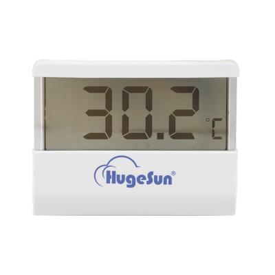 China Viable Comic Desktop Aquarium Thermometer Transparent Digital Display Measuring Accurate Thermometer for sale