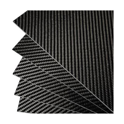 China Eco-friendly 500X600X1.0MM 2.0MM 3.0MM 4.0MM 5.0MM 6.0MM Carbon Fiber Sheet 100% 3K Carbon Fiber  Plate Matt Surface Twill Weave Panel Sheet for sale