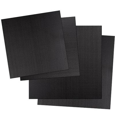 China Eco-friendly Carbon Fiber Plate 300 X 300 X 3 MM Carbon Fiber Board 3K Full Carbon Fiber Sheets Plate Plain Weave and Glossy Finish for sale