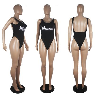 China Summer D3345 Breathable Swimming Suit Women One Piece Swimsuit for sale