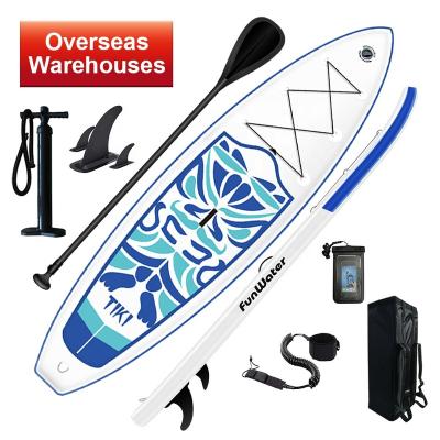 China FUNWATER Unisex Drop Shipping Inflatable Sip Up Paddle Board Sup-Board Paddle Board Fishing Paddleboard for sale