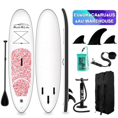 China CE 305*76*15cm Unisex Inflatable Paddle Board Sip Waterplay Surfing Inflatable Board Feath-R-Lite Surfboard Dropshipping for sale