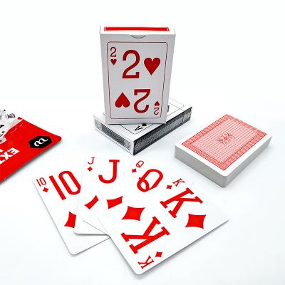 China Low Entertainment Large Print Playing Card Vision Poker / Jumbo Playing Cards 2 Decks For Elderly for sale