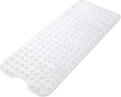 China White Sustainable Shower Mat Silicone Bath Mat Super Dry Soft Anti Slip Shower Mat For Gripper Elder for sale