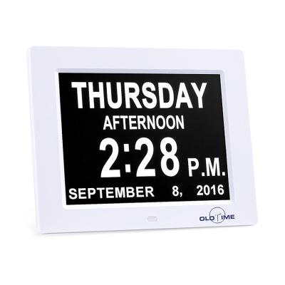 China 2019 best-selling health care supply calendar calendar day clock memory loss dementia digital clock without abbreviation for sale