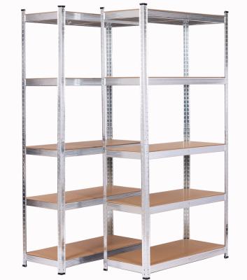 China Boltless Corrosion Protection 5 Tier Shelving Rack Workshop Storage Rack Heavy Duty Metal Buries Garage Shelving Unit for sale