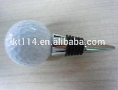 China Rubber+metal quality special cheap golf ball bottle opener for beer for sale