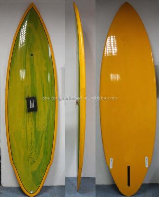 China Core+EPS fiberglass+glue tinted resin epoxy surfboard with high quality and cheap price for sale