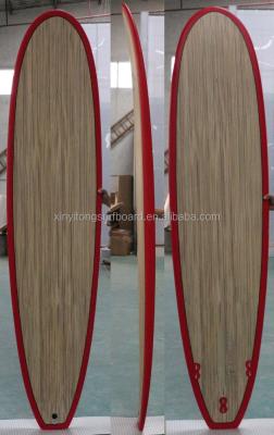 China EPS Core + Fiberglass + Epoxy Zebra / Long Wood Epoxy Surfboard With High Quality for sale