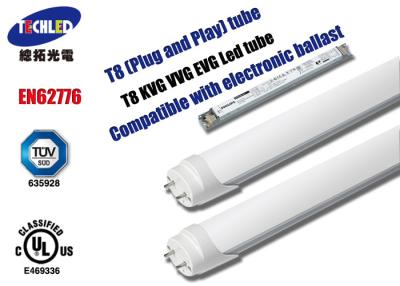 China Commercial 6000k T8 Led Tube Light 9 Watt For Shop / Street Lighting for sale