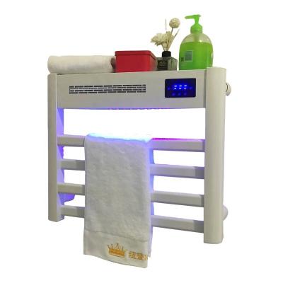 China Heater Bathroom Electric Heated Towel Rail Clothes Dryer Disinfection Towel Stretch Smart Hot Towel Sterilization Heater for sale