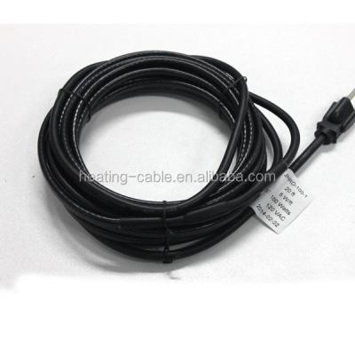 China Heating pipe trace/roof & gutter roof gutter defrosting snow melt electric heating cable for sale