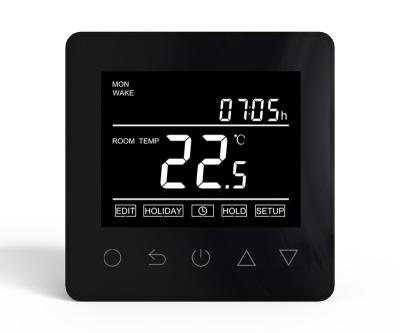 China Modern Programmable Floor Heating WIFI Thermostat LCD Display Touch Screen for sale