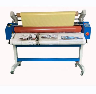 China Printing Stores EC-1600Q 60 Inch Semi Automatic Cold Laminating Machine For Foam KT Board With Air Pressure for sale