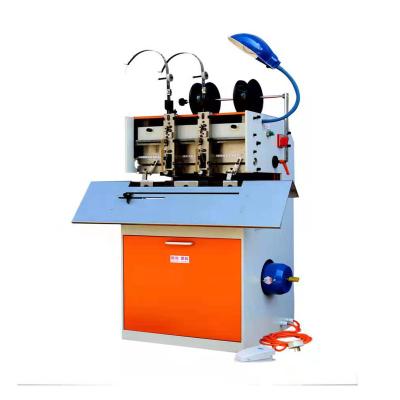 China DTD-4 Factory Saddle Flat Quilting Book Binding Machine Wire Binding Machine Electric Double Head Quilting Head can be added for sale