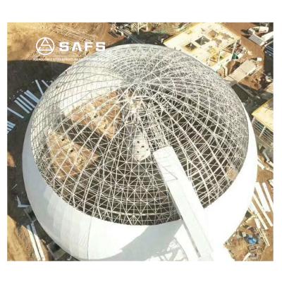 China Professional Construction Silo Covering Design Structural Steel Space Frame Cement Slag Structural for sale