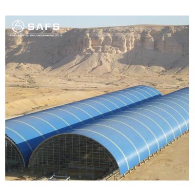 China Xuzhou Coal Yard Storage Shed Structural Roofing Steel Structure for sale