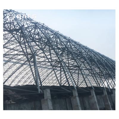 China Structural Roofing SAF - Large Capacity Storage Modular Prefab Space Frame Roofing System Coal Storage for sale