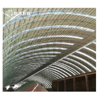 China Workshop Steel Safs Light Steel Structure Large Span Space Frame Vault Coal Storage Buildings for sale