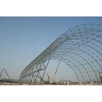 China Workshop Steel Safs Design Ball Joint Space Frame Arch Coal Storage Building for sale