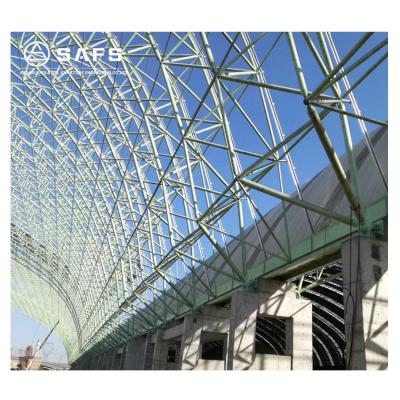 China Structural Roofing Xuzhou SAF Coal Yard Storage Shed Steel Structure for sale