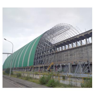 China Structural Roofing Xuzhou Barrel Coal Storage Shed For Power Plant for sale