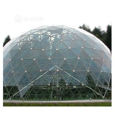 China Structural Blanking Prefab Roof Dome Skylight Clear Glass Roof Construction for sale