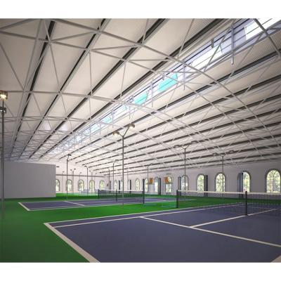 China Structural Roofing Prefabricated Structural Steel Membrane Shade Structure Stadium Roof for sale