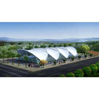 China Structural Roofing Steel Structure Membrane Structure Prefab Gymnasium for sale