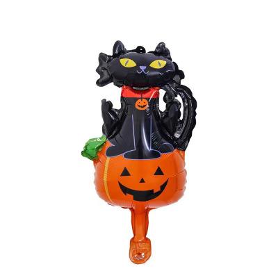 China Advertising Toy Hot Sale Mini Cartoon Halloween Design Shaped Party Foil Helium Balloons For Halloween Decor for sale