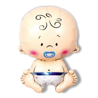 China Gift Toy Cartoon Newborn Baby Boy Girl Series Foil Balloon Nipple Bottle Arch Gender Reveal Globos Birthday Party Baby Shower Decoration for sale