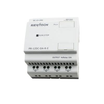 China 64 Micro PLC PR-12AC-R-E 4 Relay 14V 8DI AC110-240V Standard PLC for sale