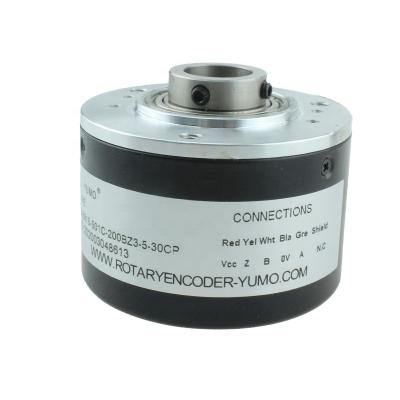 China Used in YUMO control encoder IHA6015 collector pnp output 200ppr auto open hollow shaft encoder sector for sale