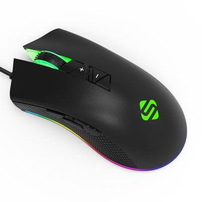 China Hot Selling GM03 Ergonomic Top RGB Magic Gaming Cute Wired Mouse for sale