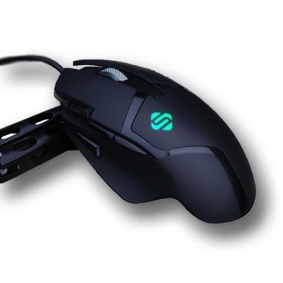 China Hot Selling Game GM02 Full Automatic Computer Gamers Free Play RGB Wired Mouse for sale