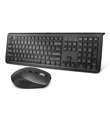 China Energy-saving silent normal wireless combined desktop keyboard and mouse combo wireless keyboard DPI 3 level adjustable for sale