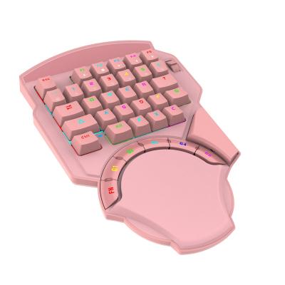 China Hot Sale SBARDA SG001 12 Anti-ghosting RGB Lighting Effects Mechanical Handed Keyboard for sale