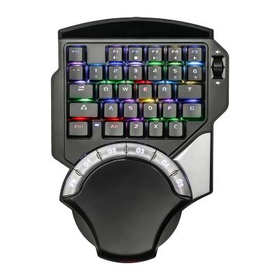 China SBARDA Single Handed SG001 RGB Wired Mechnical One Handed Gaming Keyboard for sale